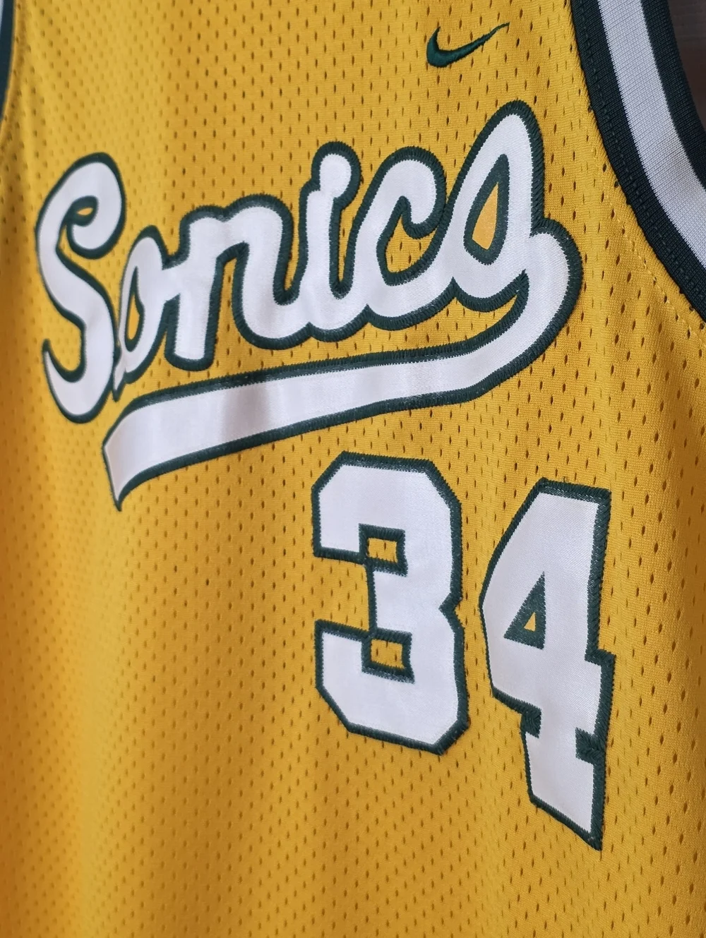 Vintage Ray Allen Seattle Supersonics Nike Swingman Stitched Jersey Medium